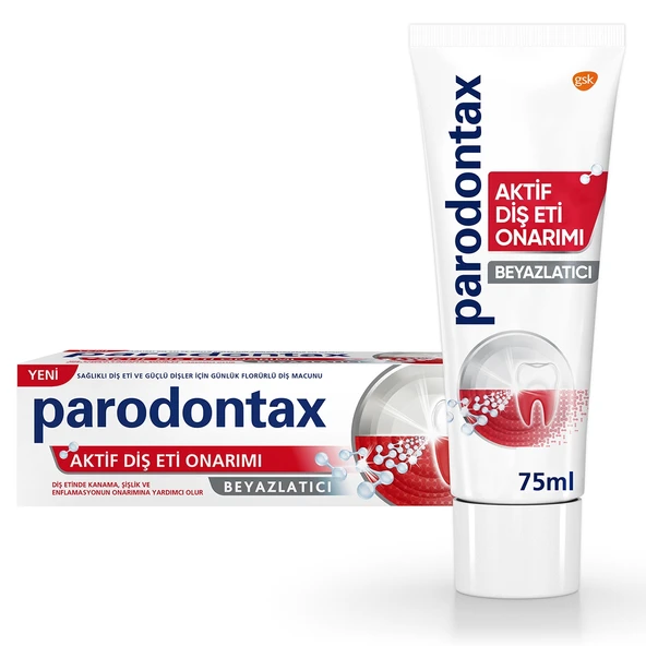 Parodontax Aktf Diş Eti Onarım Beyazlatıcı Diş Macunu 75 Ml - 1