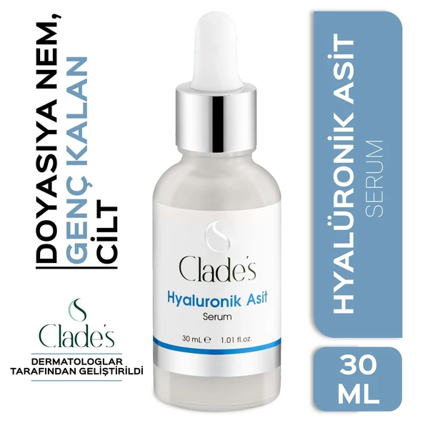 Clades Hyaluronik Asit Serum Yoğun Nemlendirici 30 Ml ürün görseli