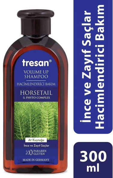 Tresan Şampuan Horsetaıl At Kuyruğu Özlü İnce Zayıf Saçlar 300 Ml ürün görseli