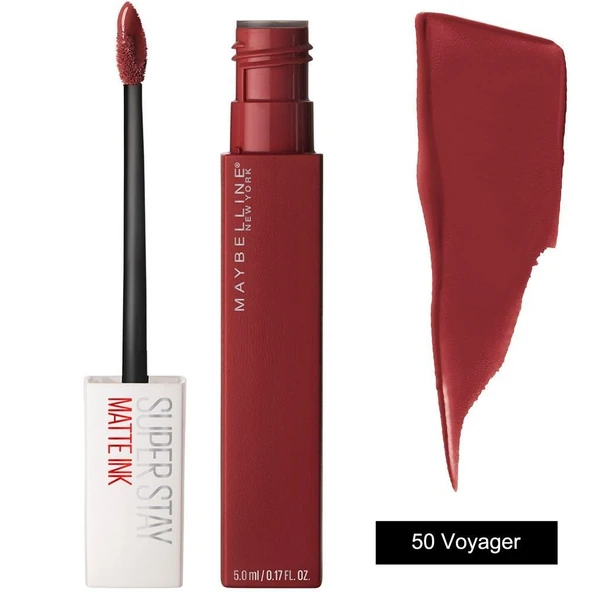 Maybellıne Super Stay Matte Ink Kalıcı Likit Mat Ruj 50 Voyager