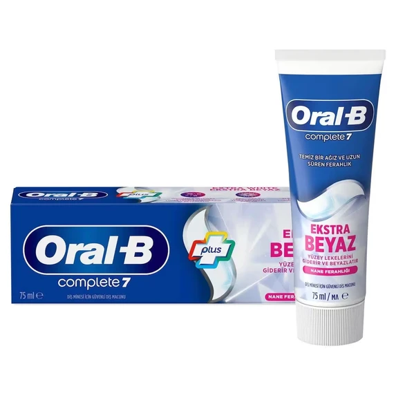 Oral B Diş Macunu Complete Extra Beyaz 75 Ml ürün görseli