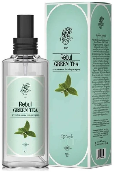Rebul Green Tea Kolonya Pvc Sprey 125 Ml