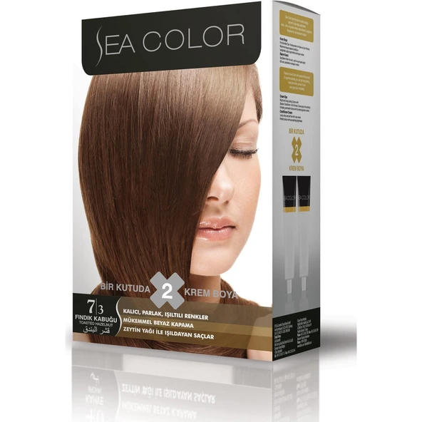 Sea Color Saç Boyası 7/3 Fındık Kabuğu - 1