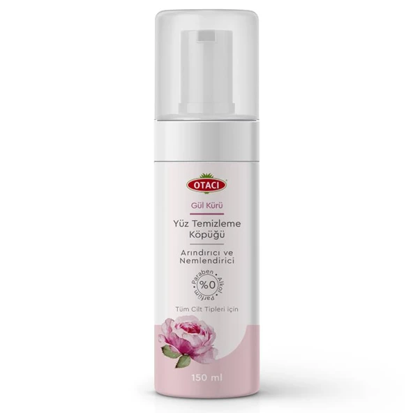 Otacı Gül Kürü Yüz Temizleme Köpüğü Arındırıcı Nemlendirici 150 Ml