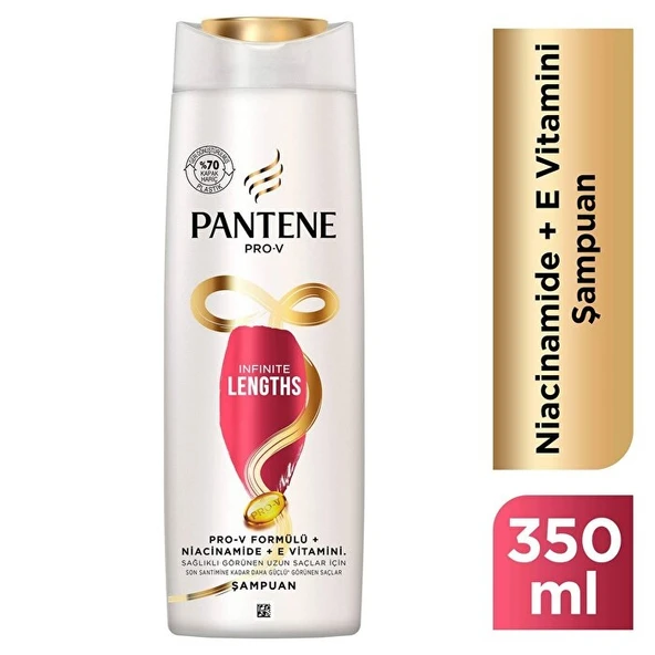 Pantene Şampuan Infınıte Lengths Uzun Ve Sağlıklı Saçlar 350 Ml ürün görseli 1