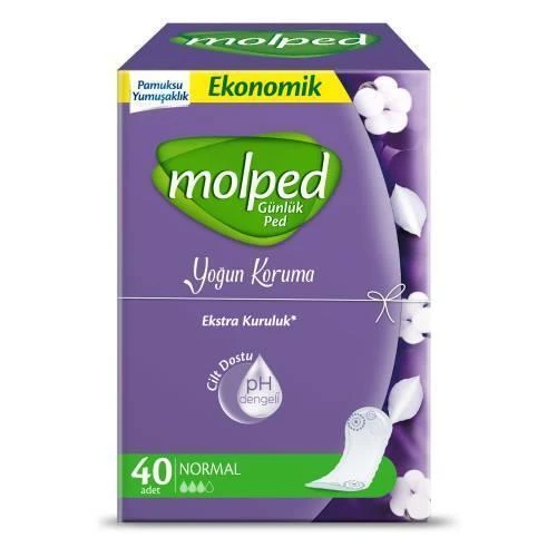Molped Günlük Ped Yoğun Koruma Normal 40 Lı - 1