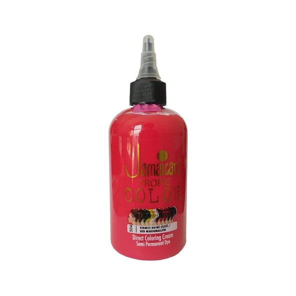 Jamaican Jeans Color Renkli Saç Boyası 504 Kırmızı Hatmi Çiçeği ürün görseli 1