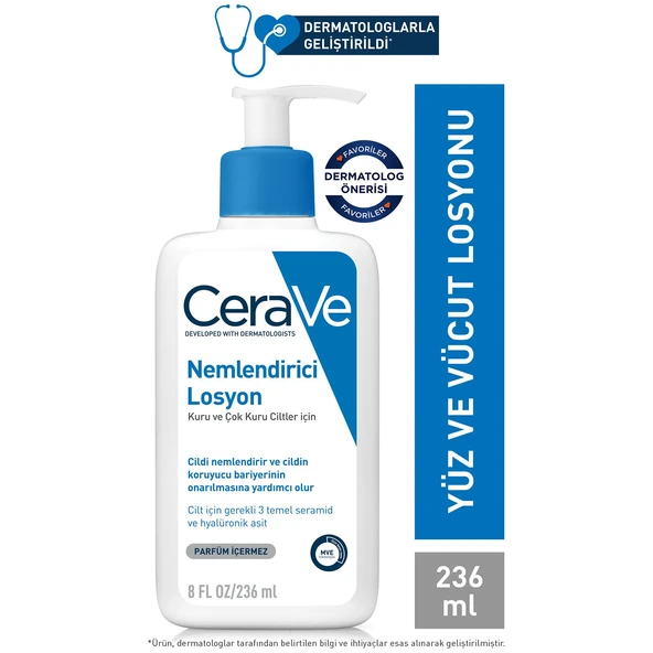 Cerave Nemlendirici Losyon Kuru Çok Kuru Cilt 236 Ml