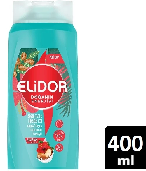 Elidor Şampuan Argan Yağı Hibiskus Özü 400 Ml ürün görseli 1