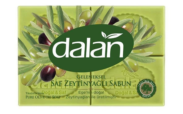 Dalan Geleneksel Saf Zeytinyağlı Sabun 150x4=600 Gr - 1