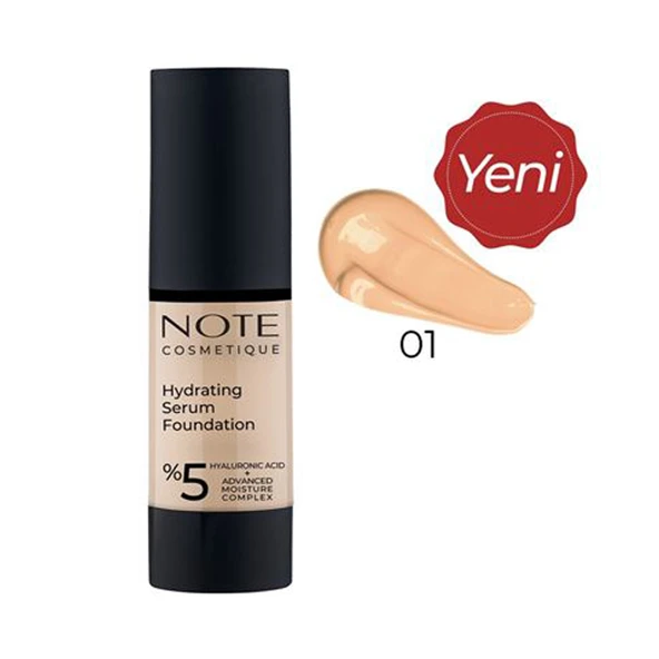 Note Hydrating Serum Fondöten No 01 Delist