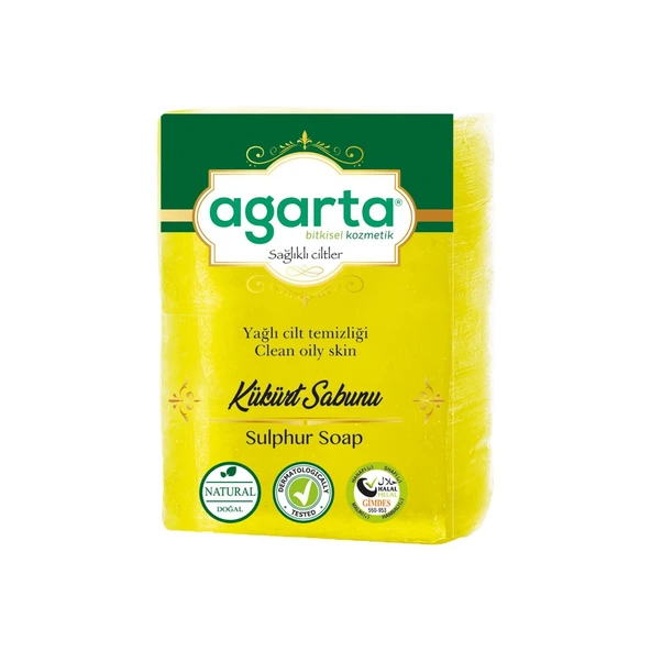Agarta Doğal Kükürt Sabunu El Yapımı 150 Gr ürün görseli
