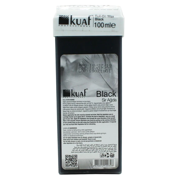 Kuaf Kartuş Sir Ağda Black 100 Ml