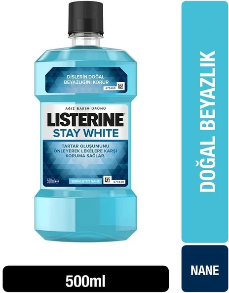 Lısterıne Stay Whıte Ağız Bakım Suyu 500 Ml - 1