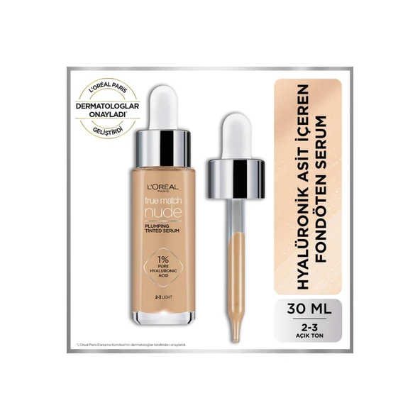 Loreal Parıs True Match Serum Fondöten 2-3 Lıght