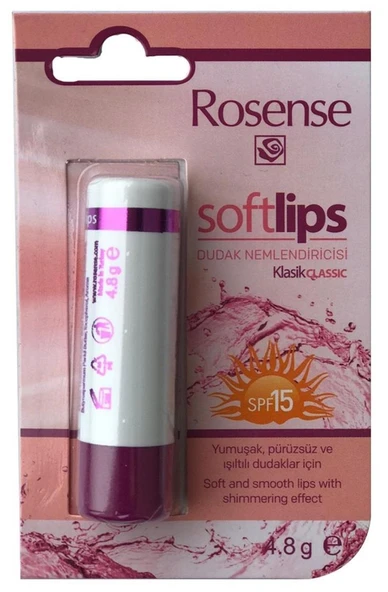 Rosense Soft Lips Gül Özlü Dudak Kremi 4.8 Gr ürün görseli 1