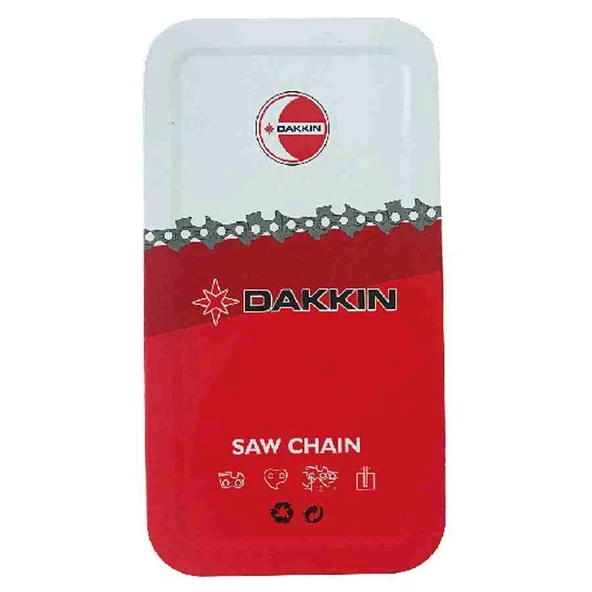 DAKKIN 91VXL 26diş 52a 3/8P" 91 1.3mm .050" Yarım Köşeli Kesik Kutu Zincir ürün görseli