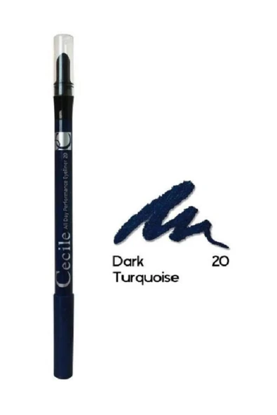 Cecile All Day Performance Eyeliner 02 Dark Turguoise