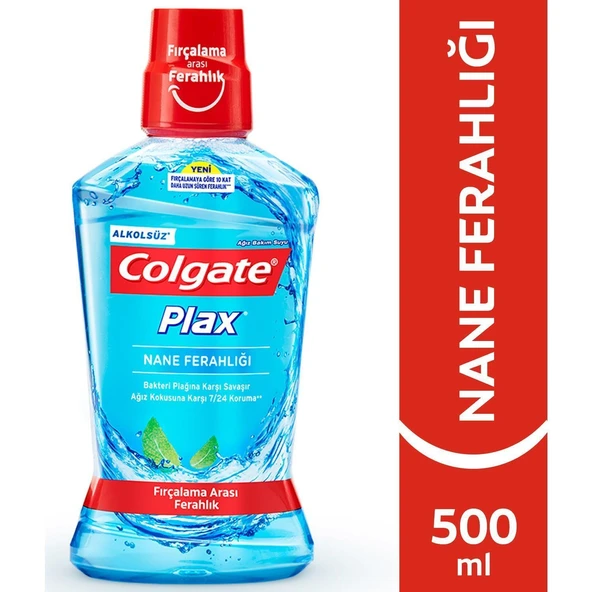 Colgate Plax Nane Ferahlığı Ağız Bakım Suyu 500 Ml - 1