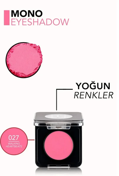 Flormar Mono Tekli Far 027 Walking Heartbeats Pembe