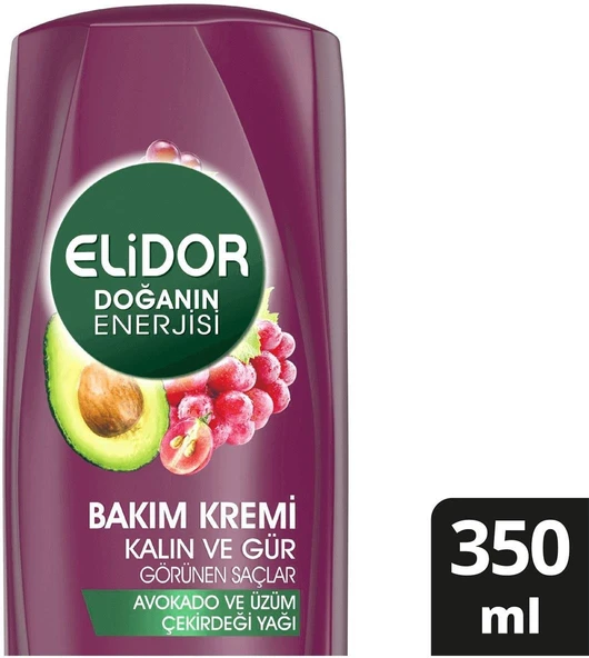Elidor Saç Kremi Kalın Ve Gür Avakado Özlü 350 Ml ürün görseli