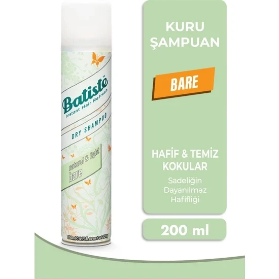 Batiste Kuru Şampuan Bare 200 Ml - 1