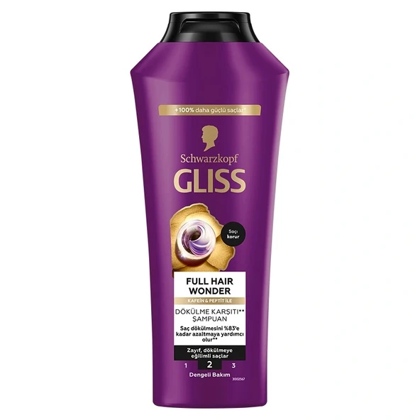 Glıss Şampuan Full Haır Wonder Dökülme Karşıtı 400 Ml ürün görseli