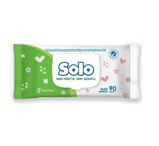 Solo Islak Havlu Kapaklı 90 Lı