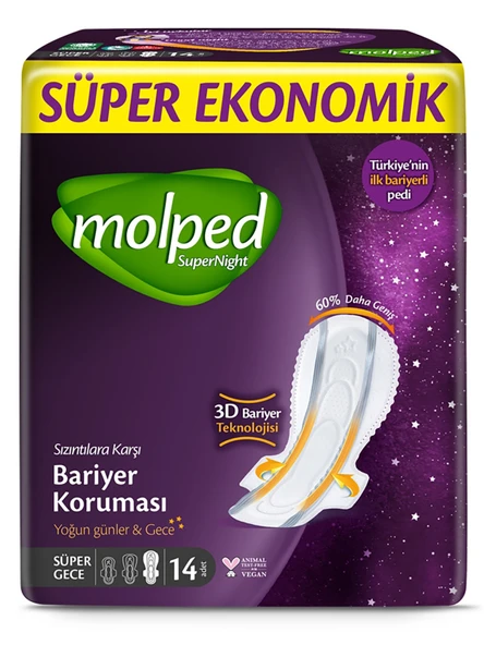 Molped Super Night Süper Ekonomik Süper Gece 14 Lü - 1