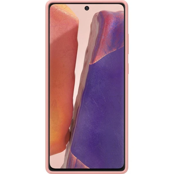 Galaxy Note 20 ile Uyumlu Silikon Kılıf Mistik Bronz EF-PN980TAEGWW - 2