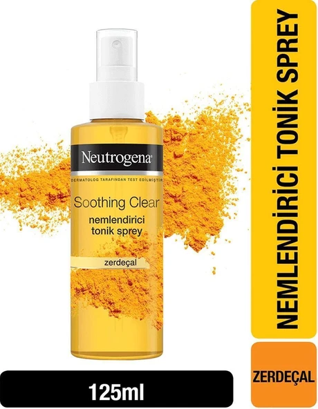 Neutrogena Soothing Clear Nemlendirici Tonik Yüz Bakım Spreyi 125 Ml
