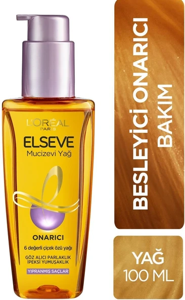 Loreal Elseve Mucizevi Saç Bakım Yağı Onarıcı 100 Ml - 1