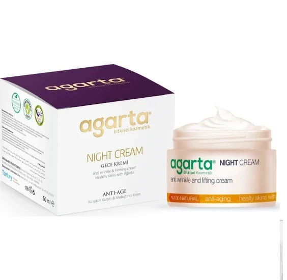 Agarta Gece Kremi Kırışık Karşıtı Anti Age 50 Ml