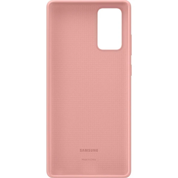 Galaxy Note 20 ile Uyumlu Silikon Kılıf Mistik Bronz EF-PN980TAEGWW - 4