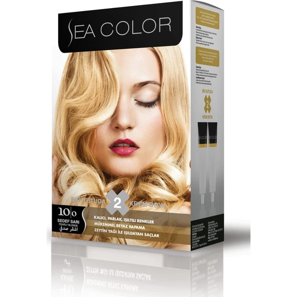 Sea Color Saç Boyası 10/0 Sedef Sarı ürün görseli