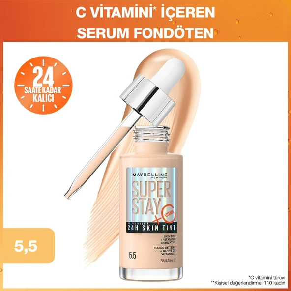 Maybellıne Super Stay 24H Skın Tınt Fondöten 05.5 ürün görseli 1