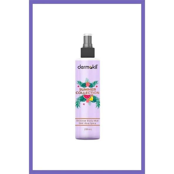 Dermokil Body Mist Summer Işıltılı Vücut Simi Bayan 200 Ml