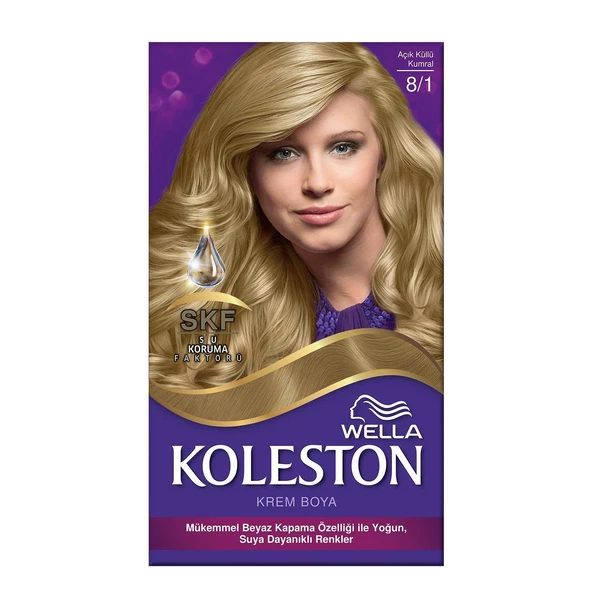 Koleston Kit Saç Boyası 8/1 Açık Küllü Kumral ürün görseli 1