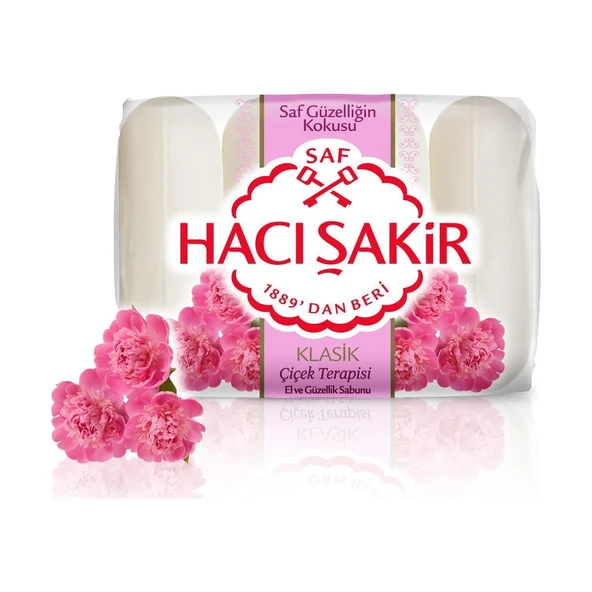 Hacı Şakir Güzellik Sabunu Çiçek Terapisi 4x70 Gr ürün görseli