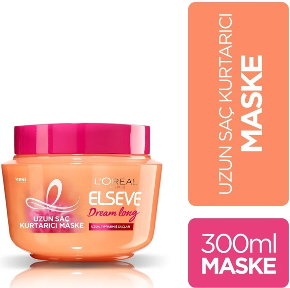 Loreal Elseve Saç Maskesi Dream Long Uzun Saç Kurtarıcı 300 Ml - 1