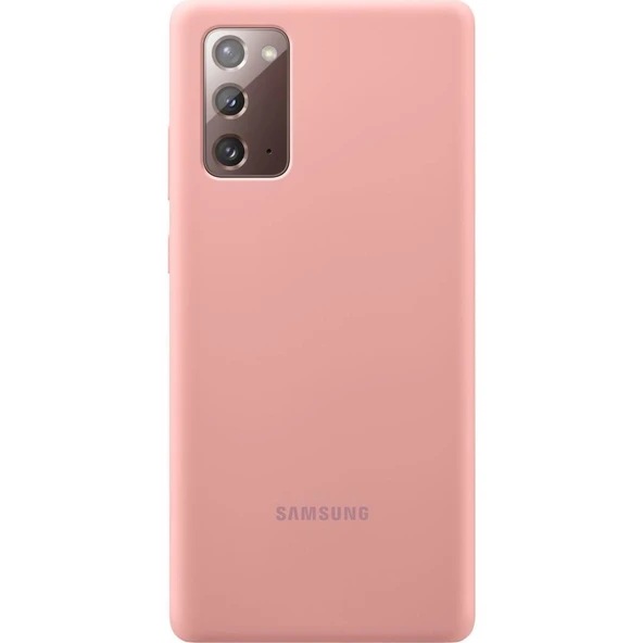 Galaxy Note 20 ile Uyumlu Silikon Kılıf Mistik Bronz EF-PN980TAEGWW - 1