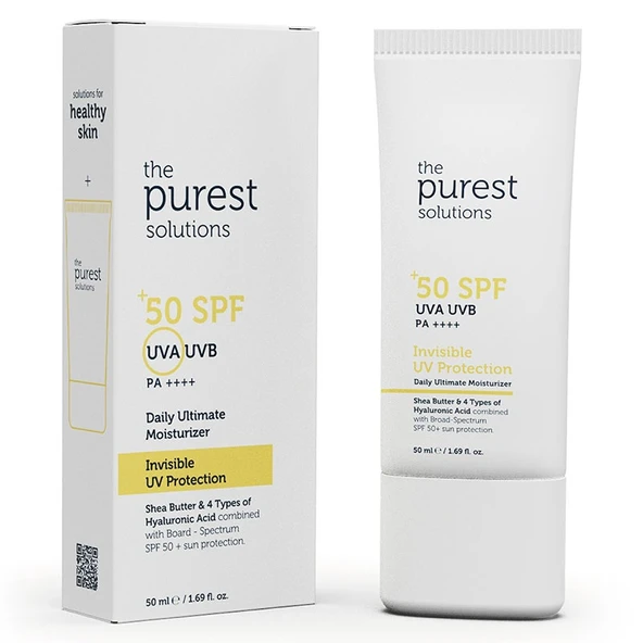 The Purest Solutions Nemlendirici Etkili Güneş Koruyucu Krem SPF 50 50ml