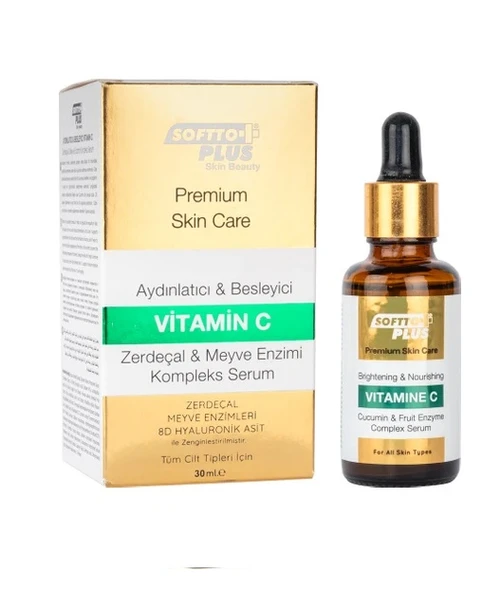 Softto Plus Premium Aydınlatıcı Serum Vıtamin C 30 Ml ürün görseli 1