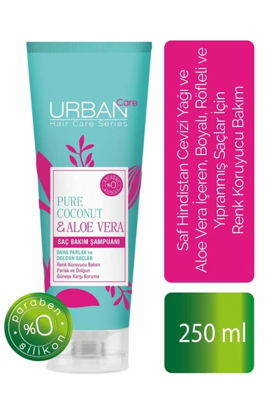 Urban Care Şampuan Coconut & Aloe Vera 250 Ml ürün görseli