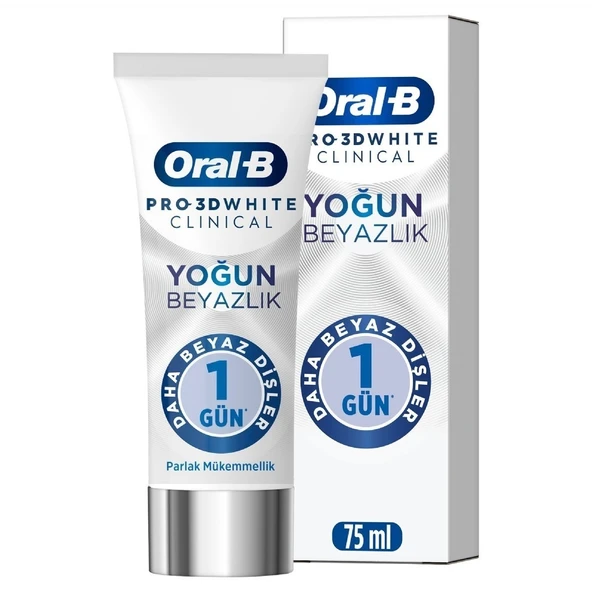 Oral B Diş Macunu Pro 3d Whıte Clınıcal Yoğun Beyazlık 75 Ml ürün görseli 1