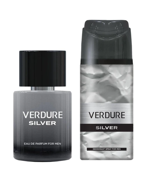 Verdure Sılver Erkek Parfüm Seti 100 Ml + Deodorant 150 ml