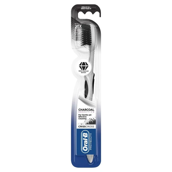 Oral B Pro Health Charcoal Sensıtıve Crıss Cross Diş Fırçası Extra Soft - 1