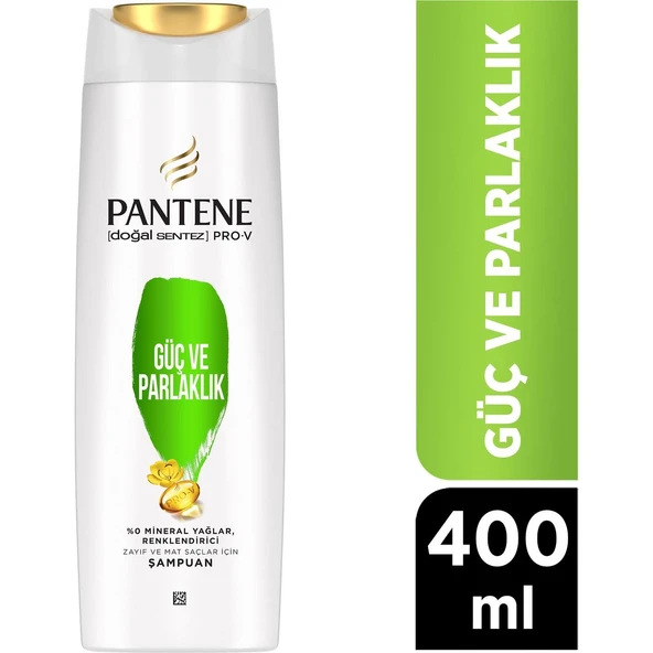 Pantene Şampuan Güç Ve Parlaklık 400 Ml Delist ürün görseli