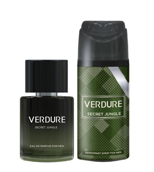 Verdure Secret Jungle Erkek Parfüm Seti 100 Ml + Deodorant 150 ml ürün görseli 1