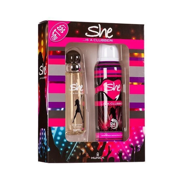 She Clubber Bayan Kofre 50 Ml+150 Ml